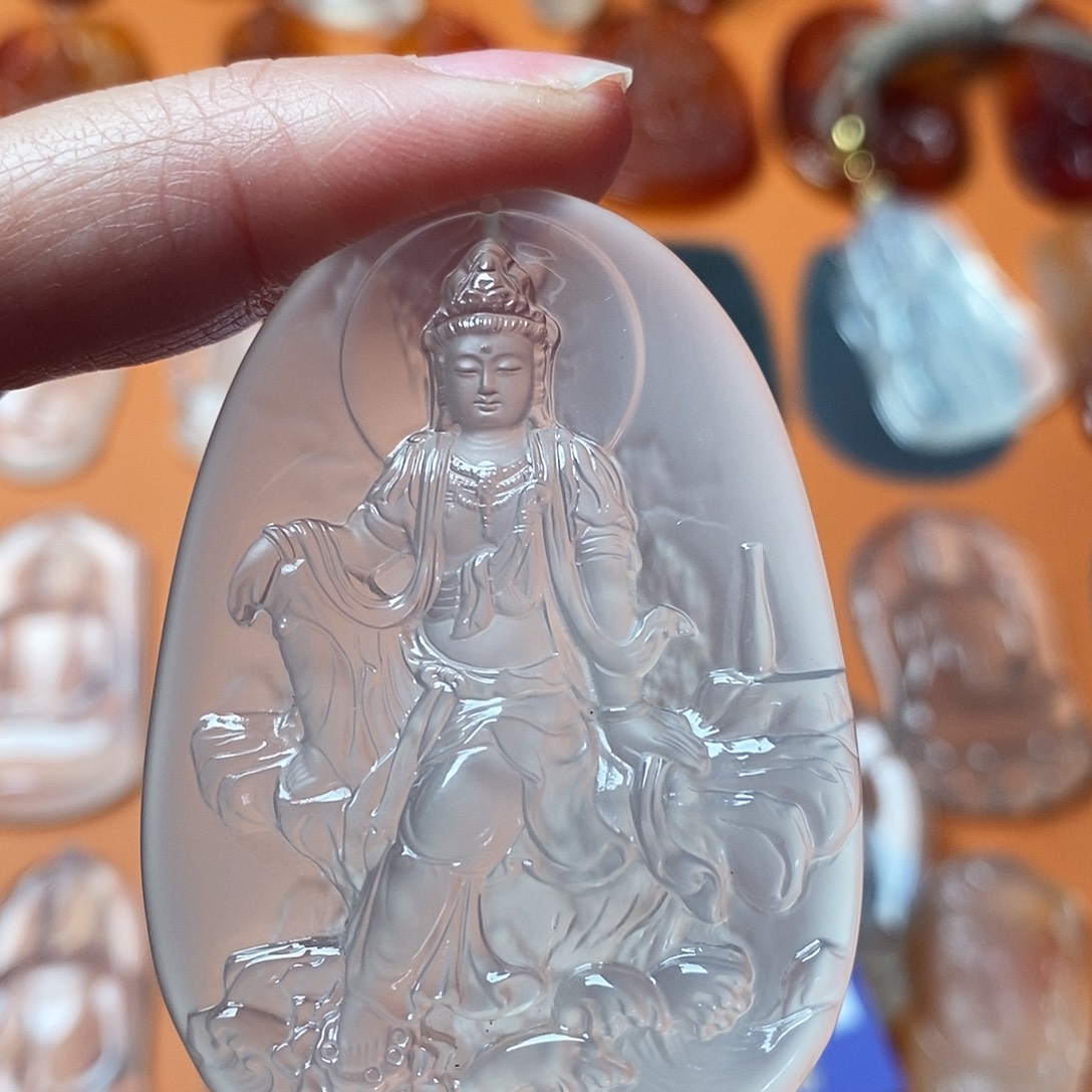 独***栏玛瑙/玉髓未镶嵌颈饰