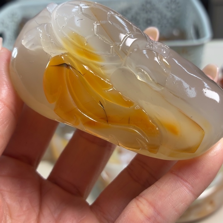 玛瑙/玉髓未镶嵌吊坠(不含链)