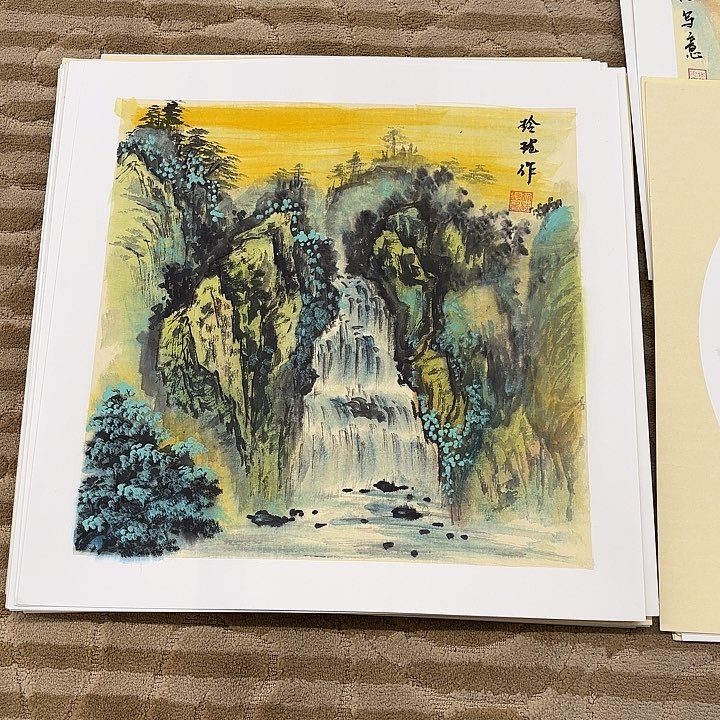 国画花鸟的翅膀和羽毛