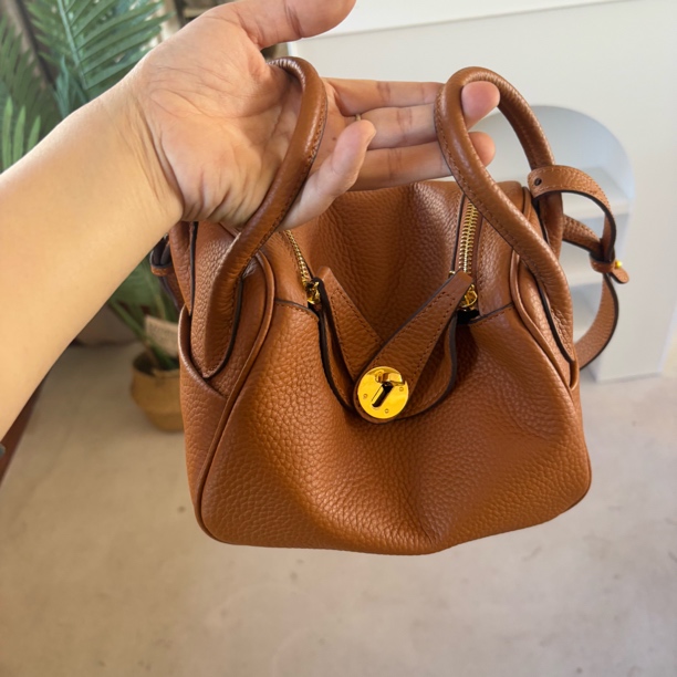 琳迪包真皮头层牛皮医生包单肩斜挎手提包简约百搭时尚休闲女包