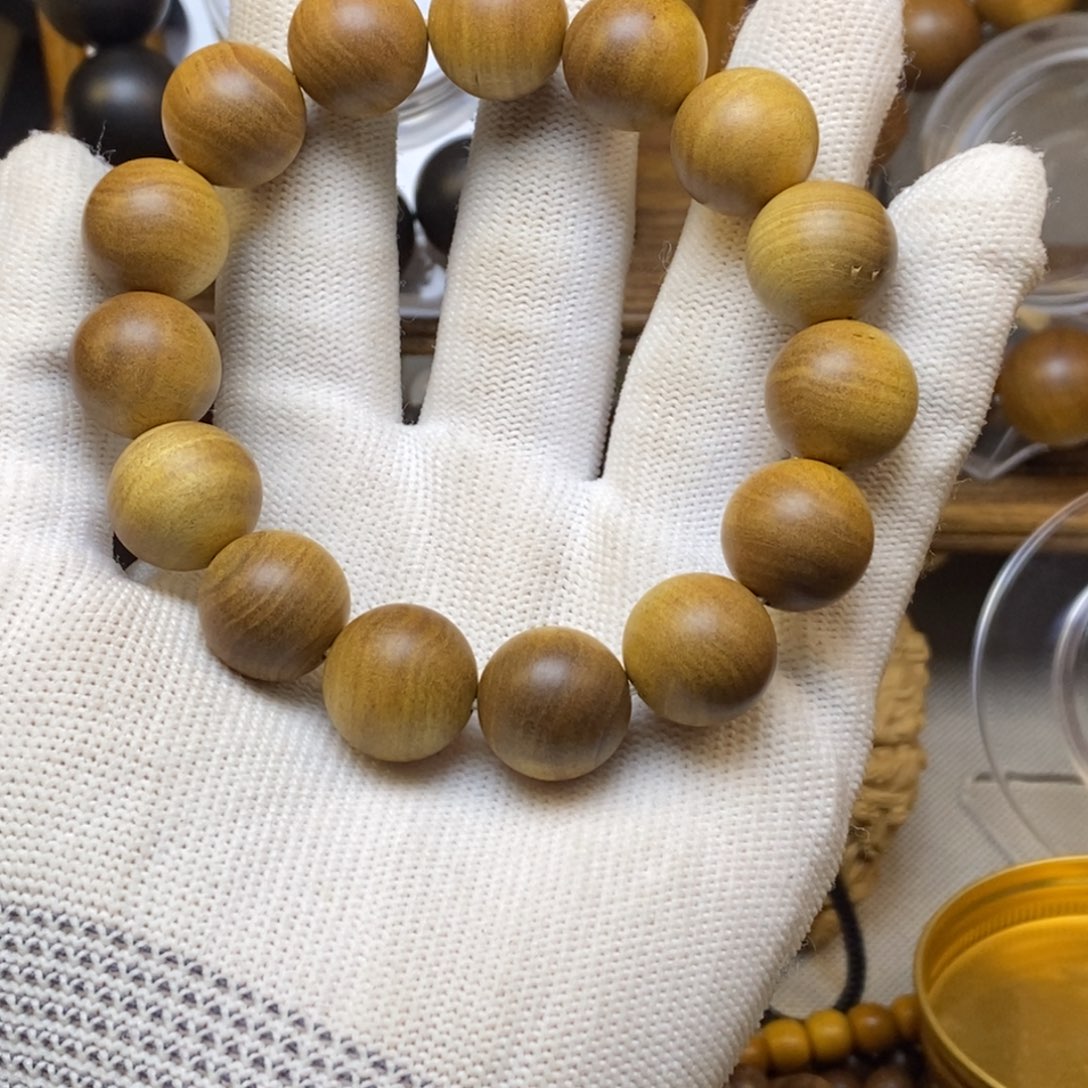 檀香木手串/手链生***、1.5老山檀黑肉横纹供奉香瑕疵