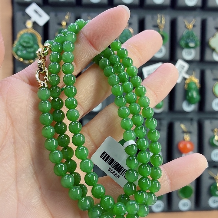 和田玉未镶嵌项链