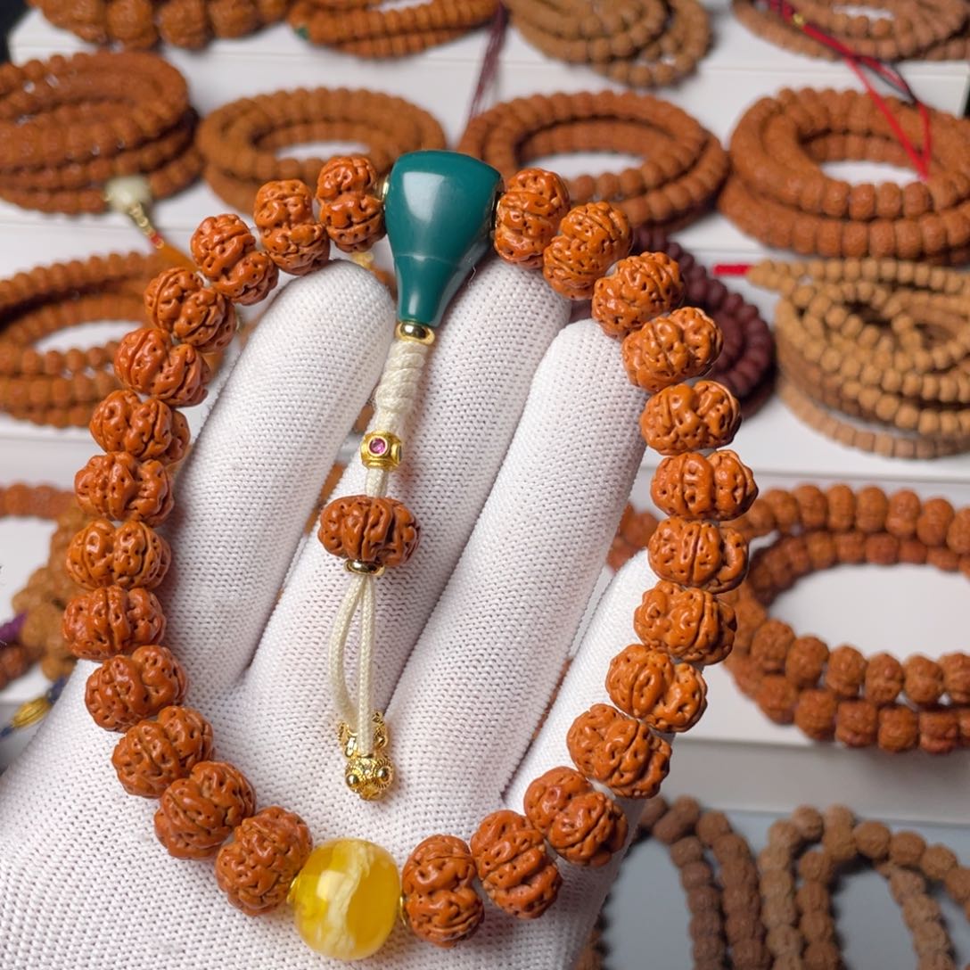 金刚菩提手串五爪飞碟深沟大梅花