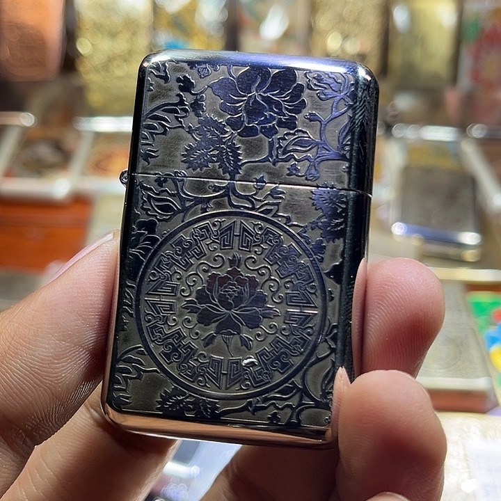 彩***虹纯铜佐罗790白镍牡丹