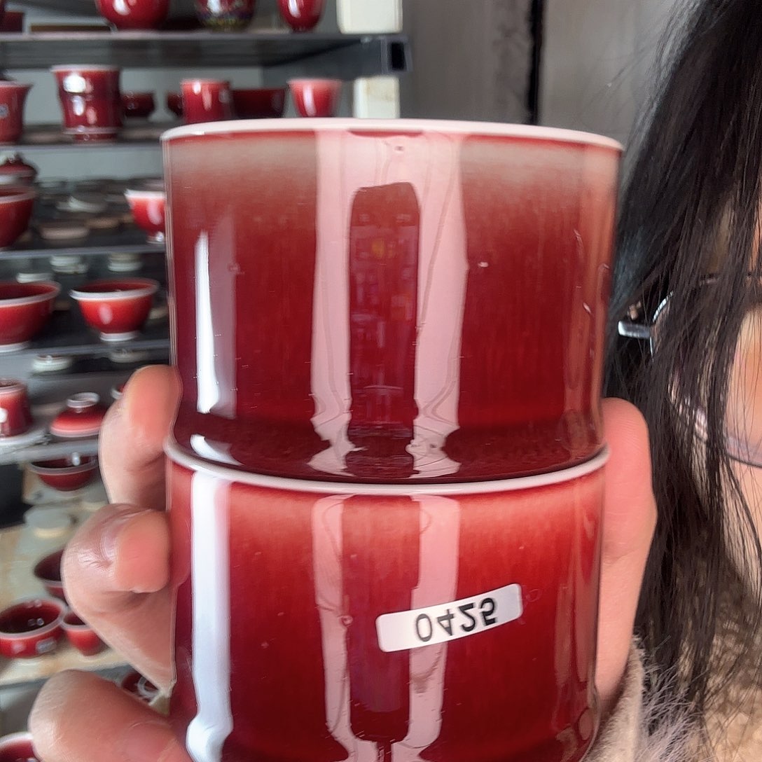 瓷片景德镇郎红陶瓷