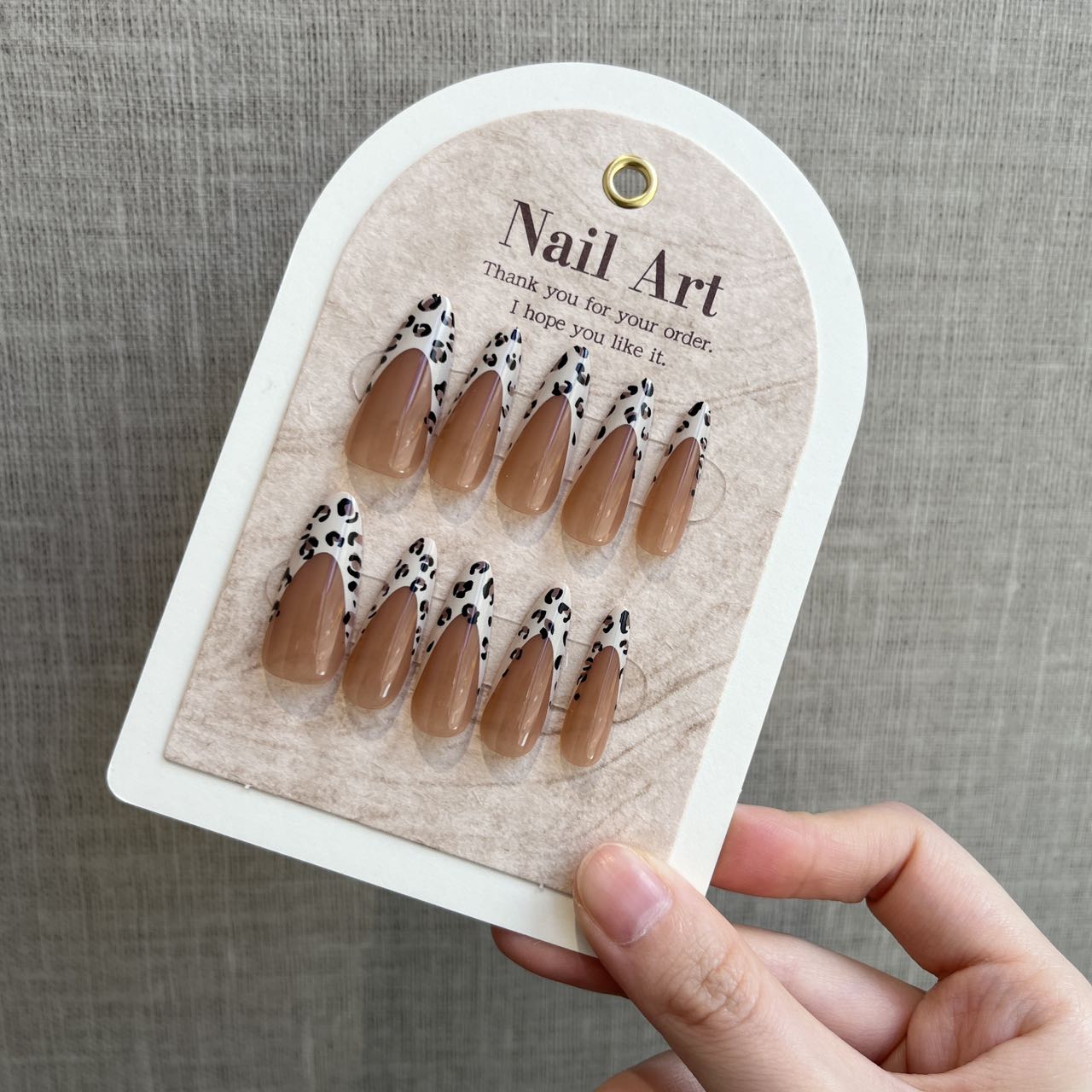 【穿戴甲】工厂倒闭 轻奢感高级美甲贴片日常百搭甲片1涩谷辣妹