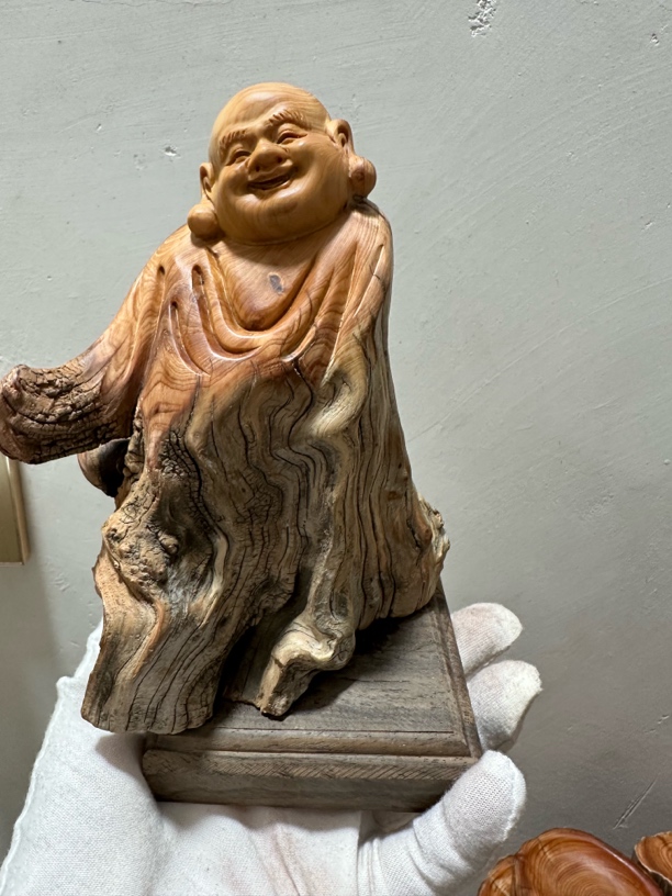 太行崖柏手工雕刻工艺品摆件