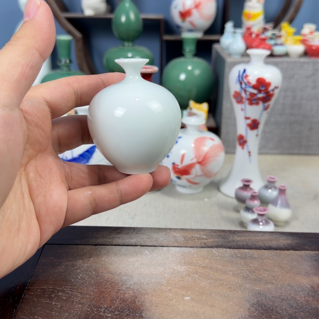 陶瓷手工小花器摆件