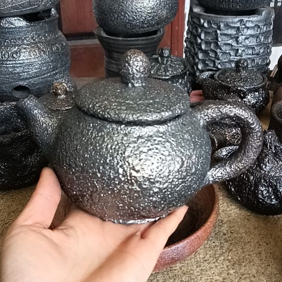 王***顺荥经黑砂茶具茶壶