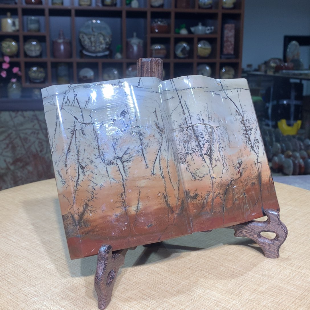 紫砂，广西国画石摆件，收藏观赏