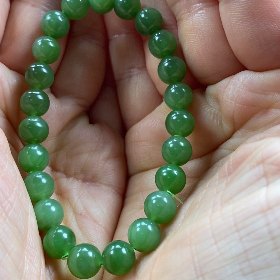 和田玉（碧玉）手串未镶嵌