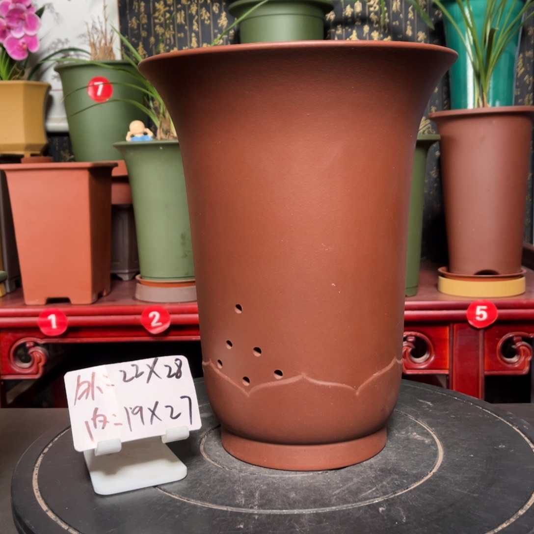 紫砂花盆紫砂花盆