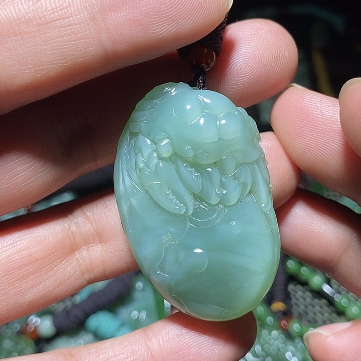 和田玉未镶嵌吊坠(不含链)