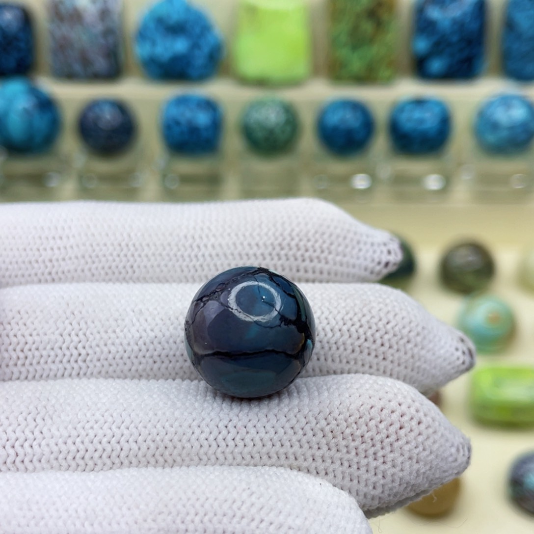 未镶嵌绿松石颈饰尺寸卡15.5