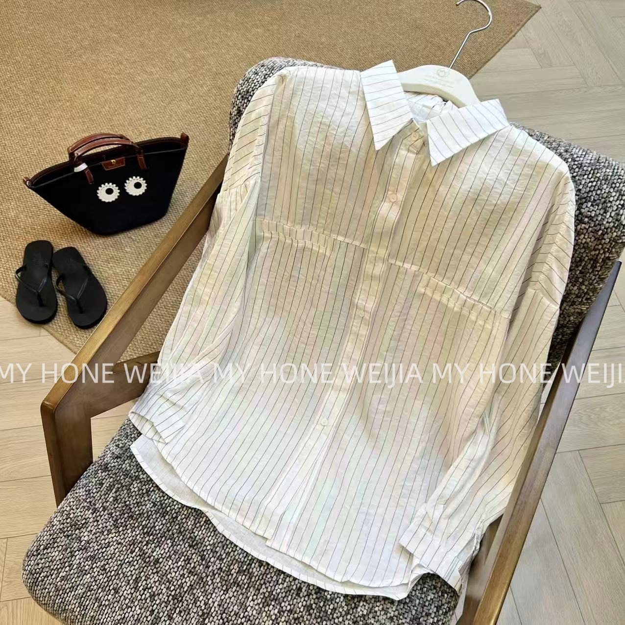 【WJ】夏款  祝 61175 时尚衬衫（均码)