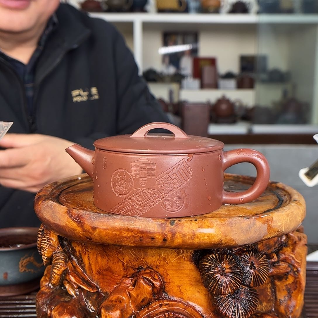 紫砂茶壶刘华良老师。180c c