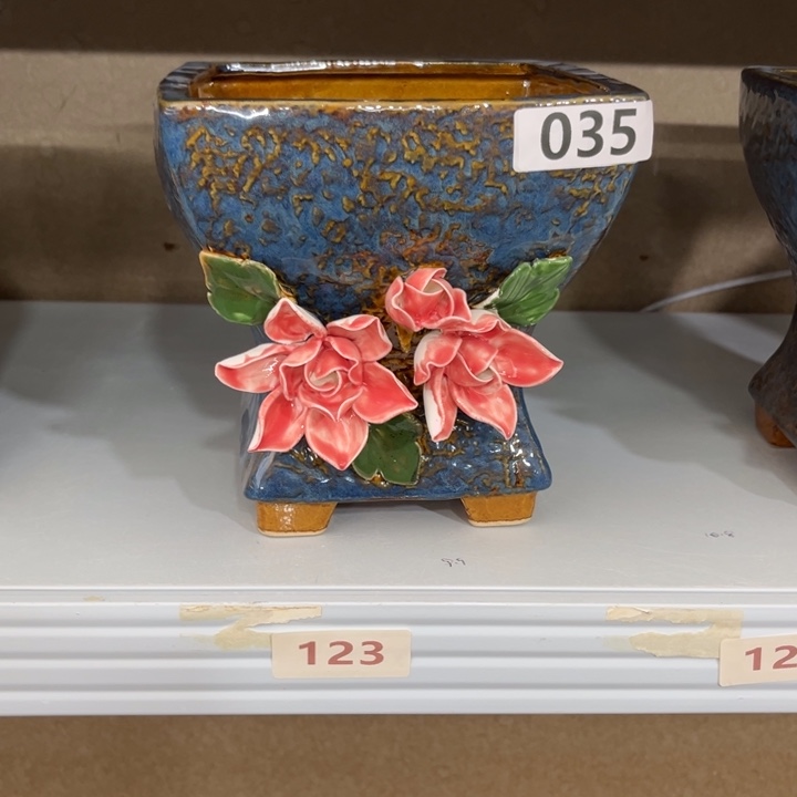 紫砂花盆粗陶材质多肉花盆