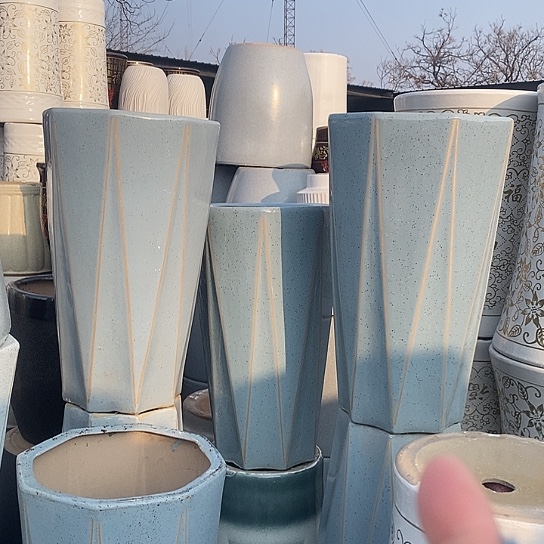 高腰大理石八方大号口30高50福利