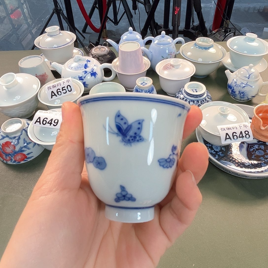 杯青花瓷器青花瓷器