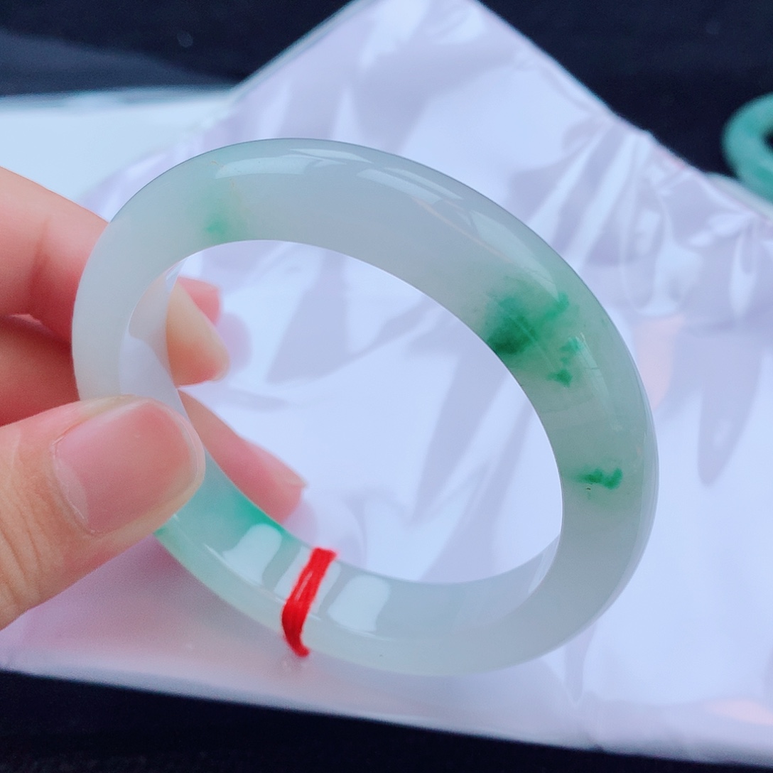 翡翠未镶嵌手镯天然缅甸翡翠A货手镯 