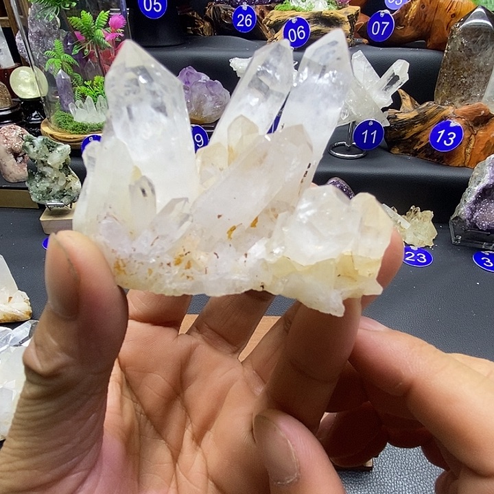 石材天然水晶摆件