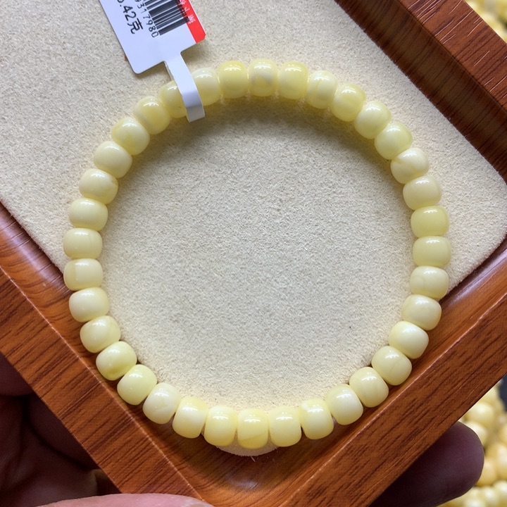 蜜蜡手链未镶嵌灌**手蜜蜡