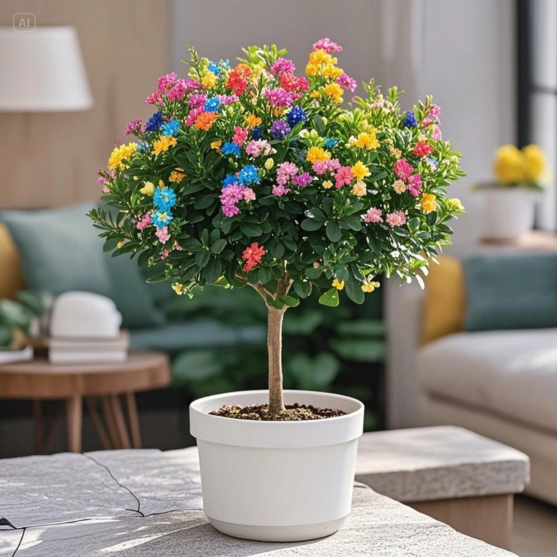 【优选绿植】九里香盆栽绿植物花卉独杆老桩浓香型驱蚊净化空气包邮