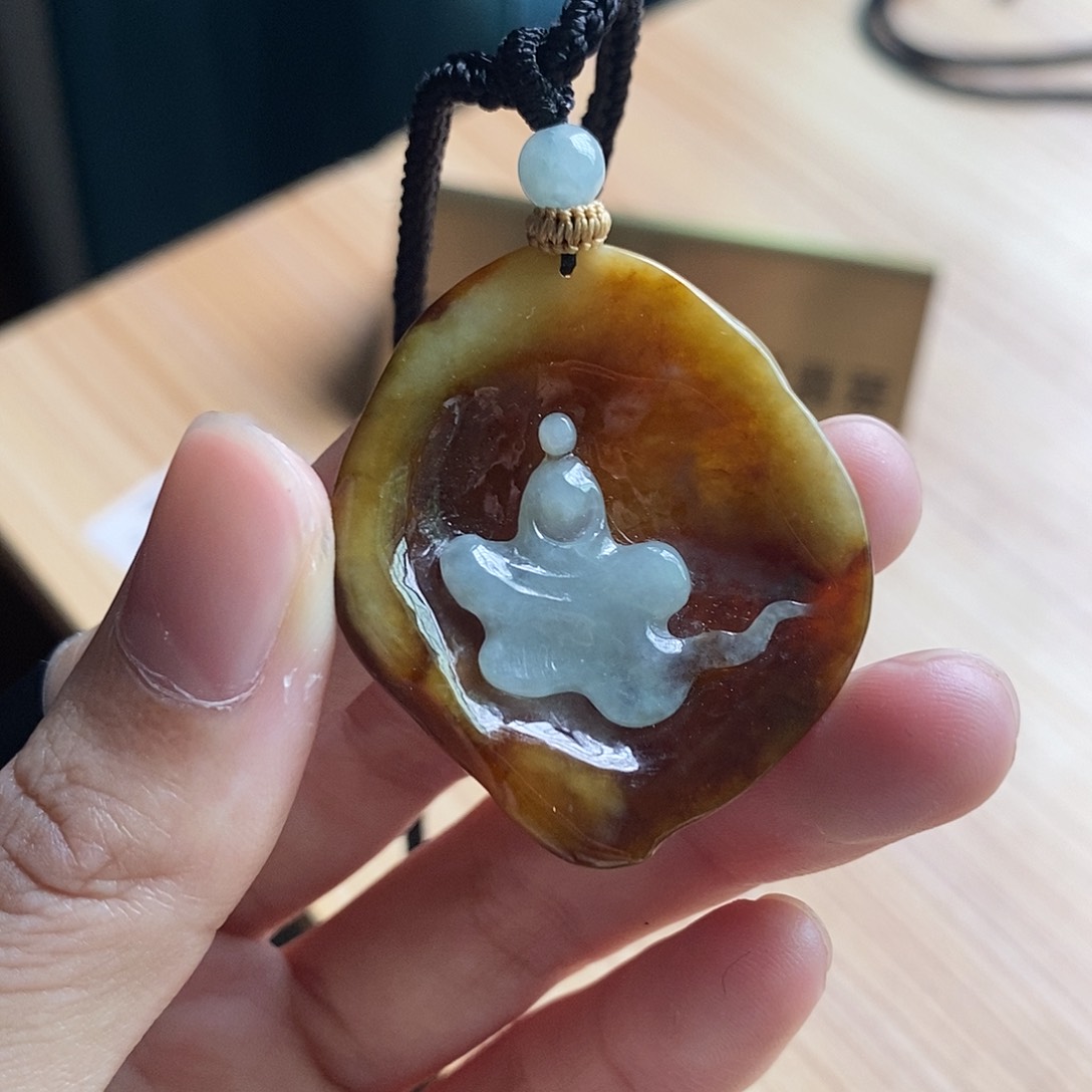 【闪购商品】颈饰未镶嵌翡翠天然缅甸A货翡翠