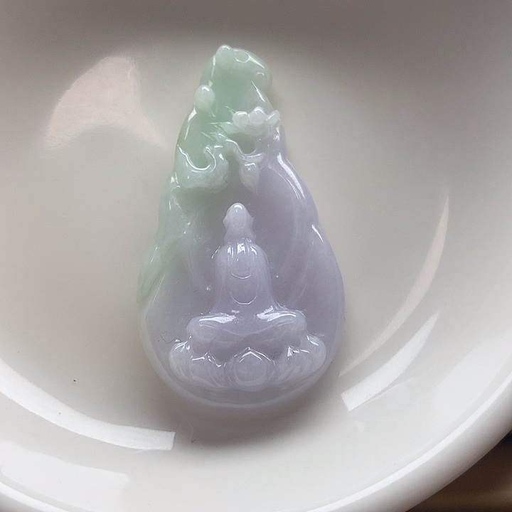 翡翠未镶嵌挂件长53悟道