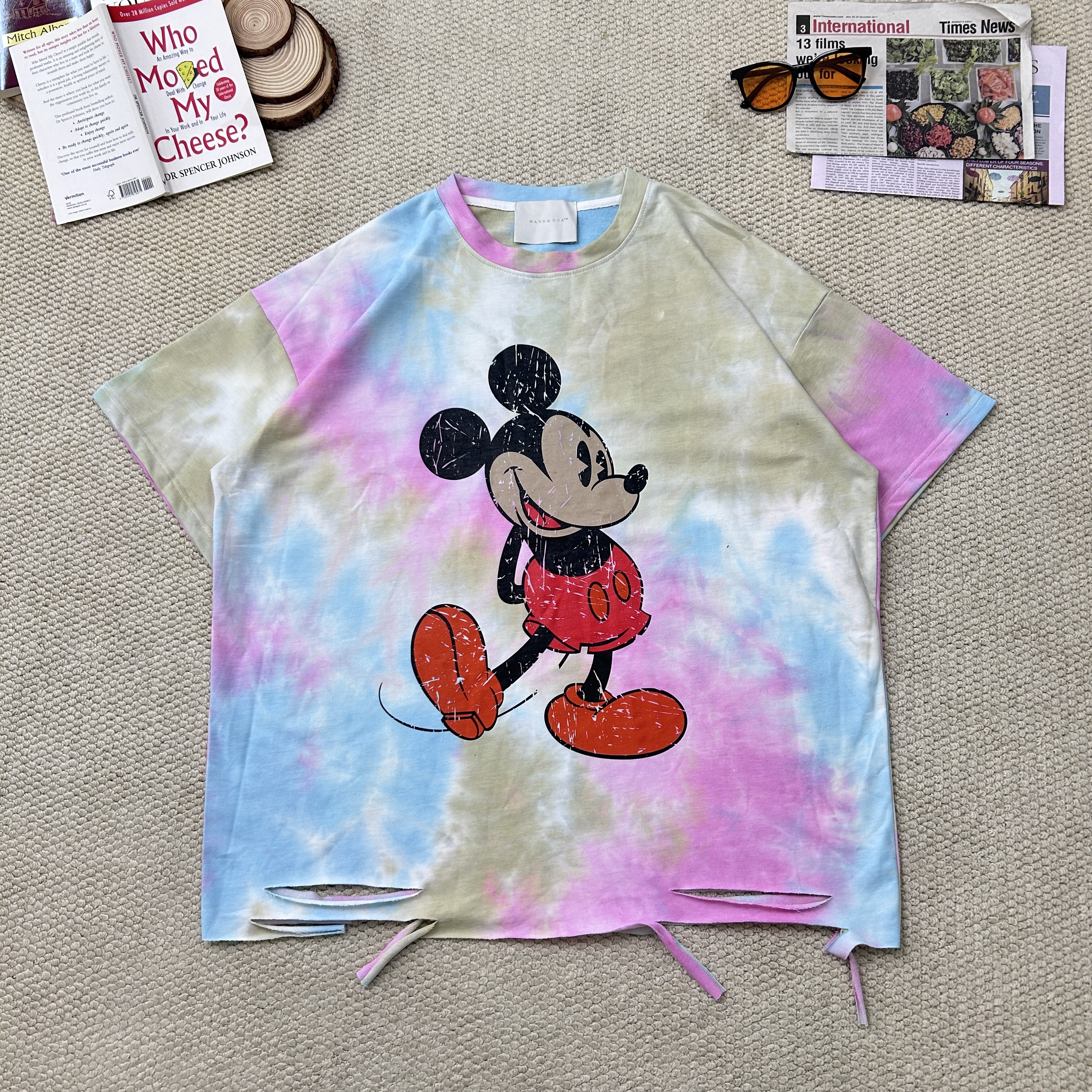 2025夏季新款宽松百搭时尚卡通印花短袖T恤3079