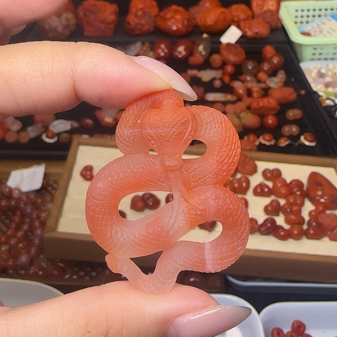 吊坠(不含链)未镶嵌南红玛瑙