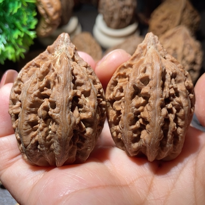 把件文玩核桃东北楸子小雪106