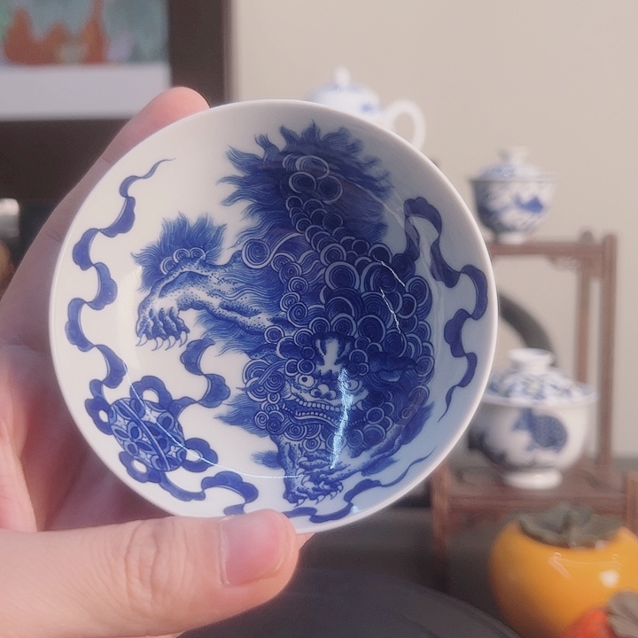 景德镇陶瓷艺术青花杯