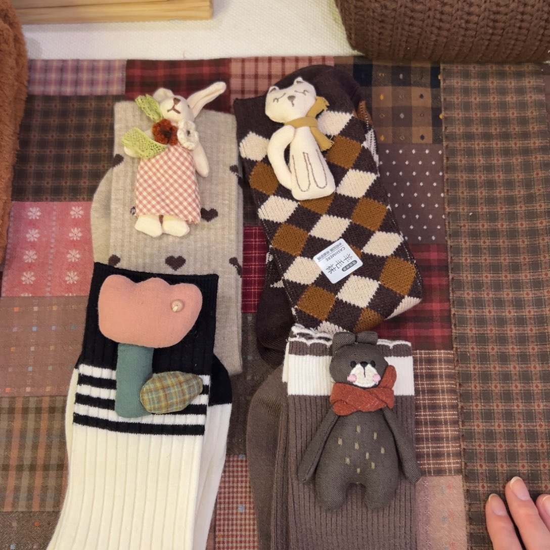 毛绒钩织刺绣手工包包玩偶居家用品