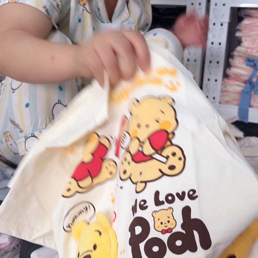 卡通半袖80码哈哈哈花型随机