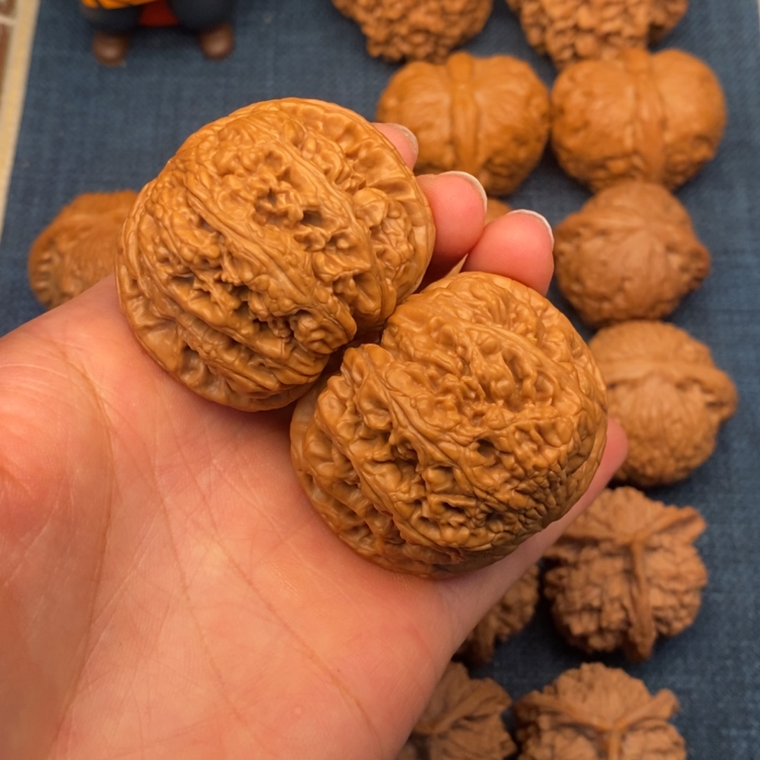 ㅤ***ㅤ文玩核桃把件45全品球筋