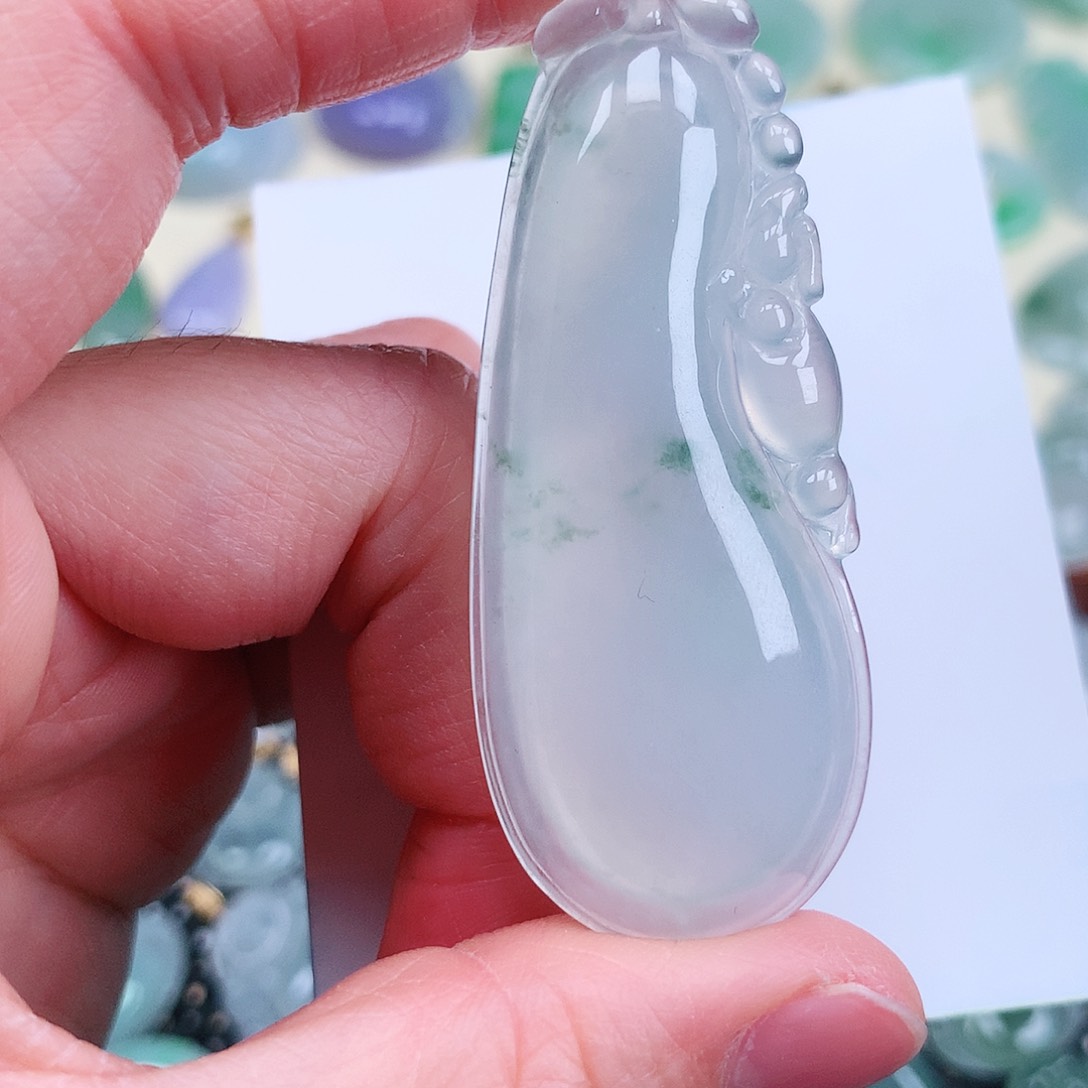 【闪购商品】翡翠吊坠(不含链)未镶嵌福瓜