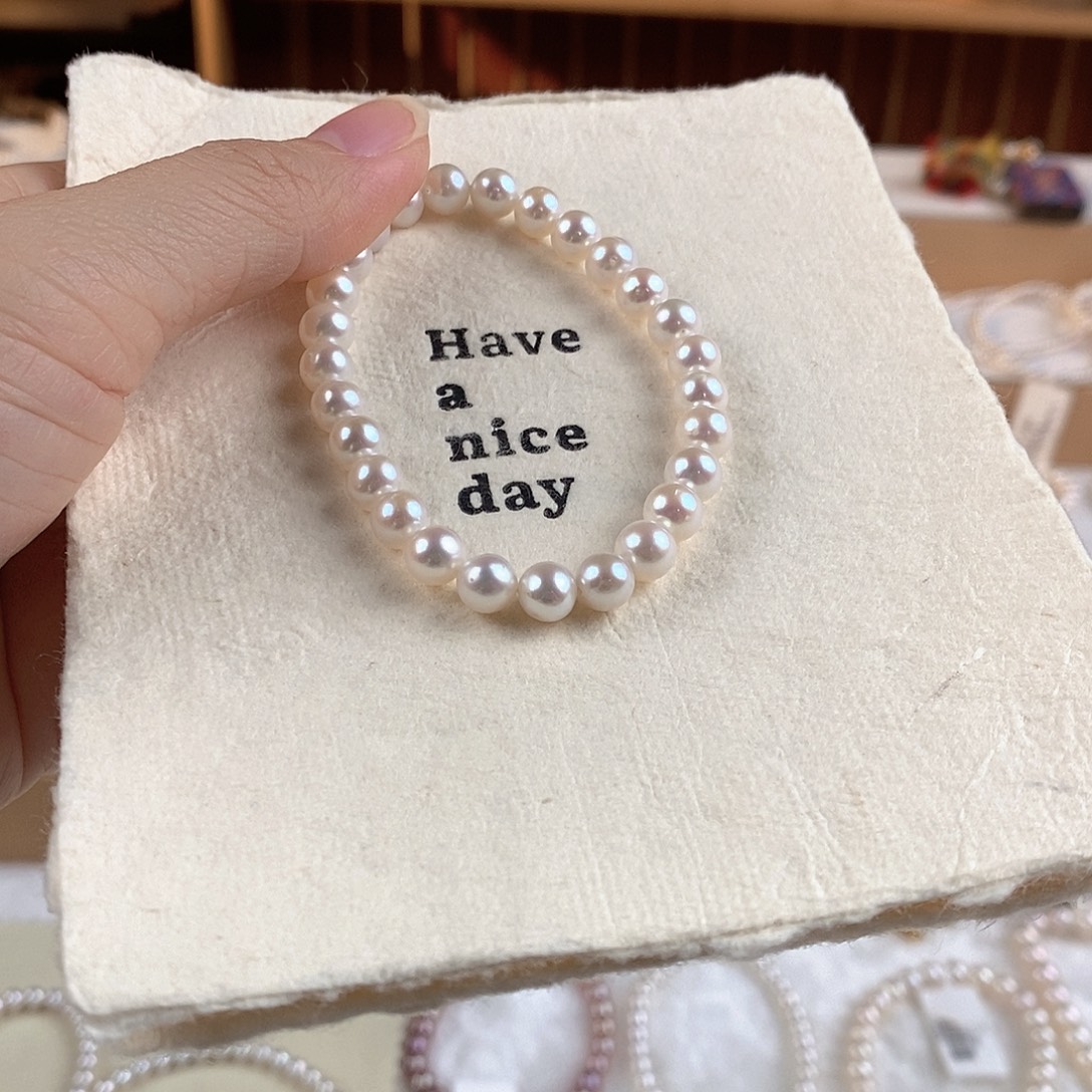 未镶嵌手绳淡水珍珠