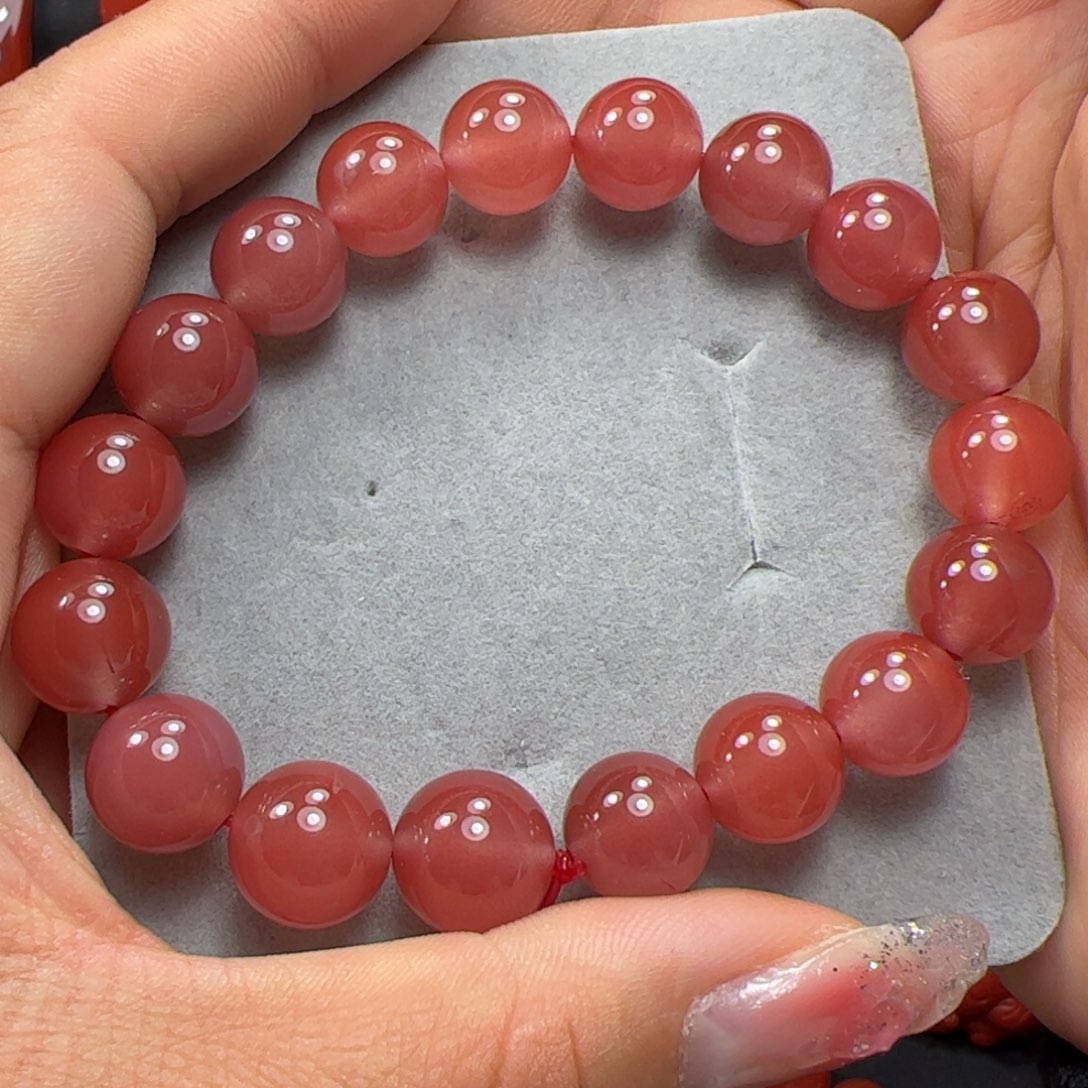 南红玛瑙手串未镶嵌