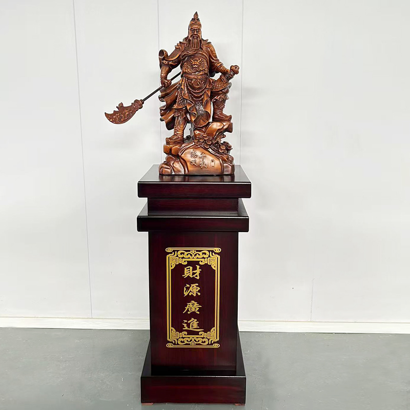 关公摆件落地忠义千秋开业乔迁办公室公司饭店玄关客厅财神新中式
