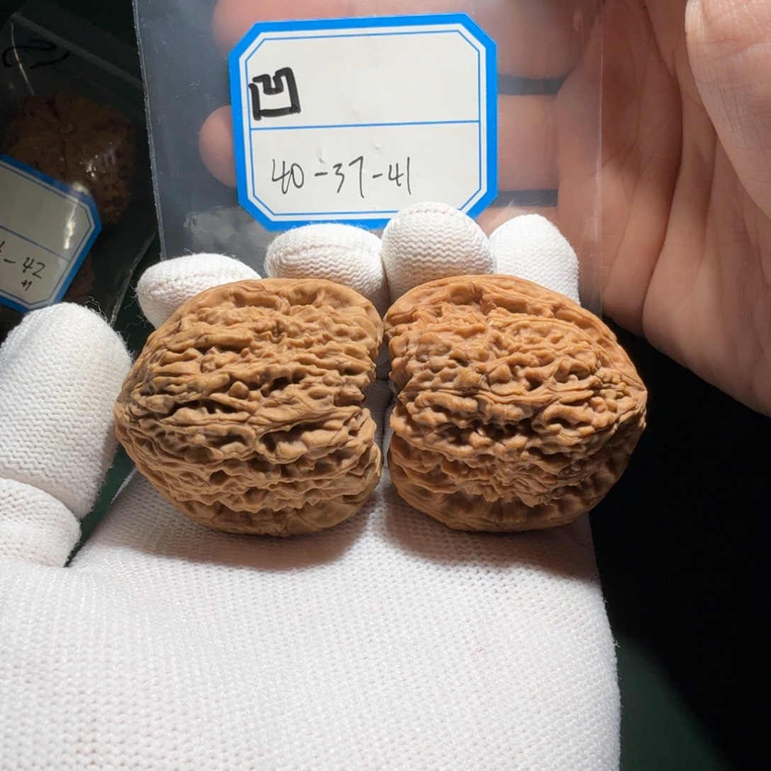 孤***龙文玩核桃吊坠南疆凹底17