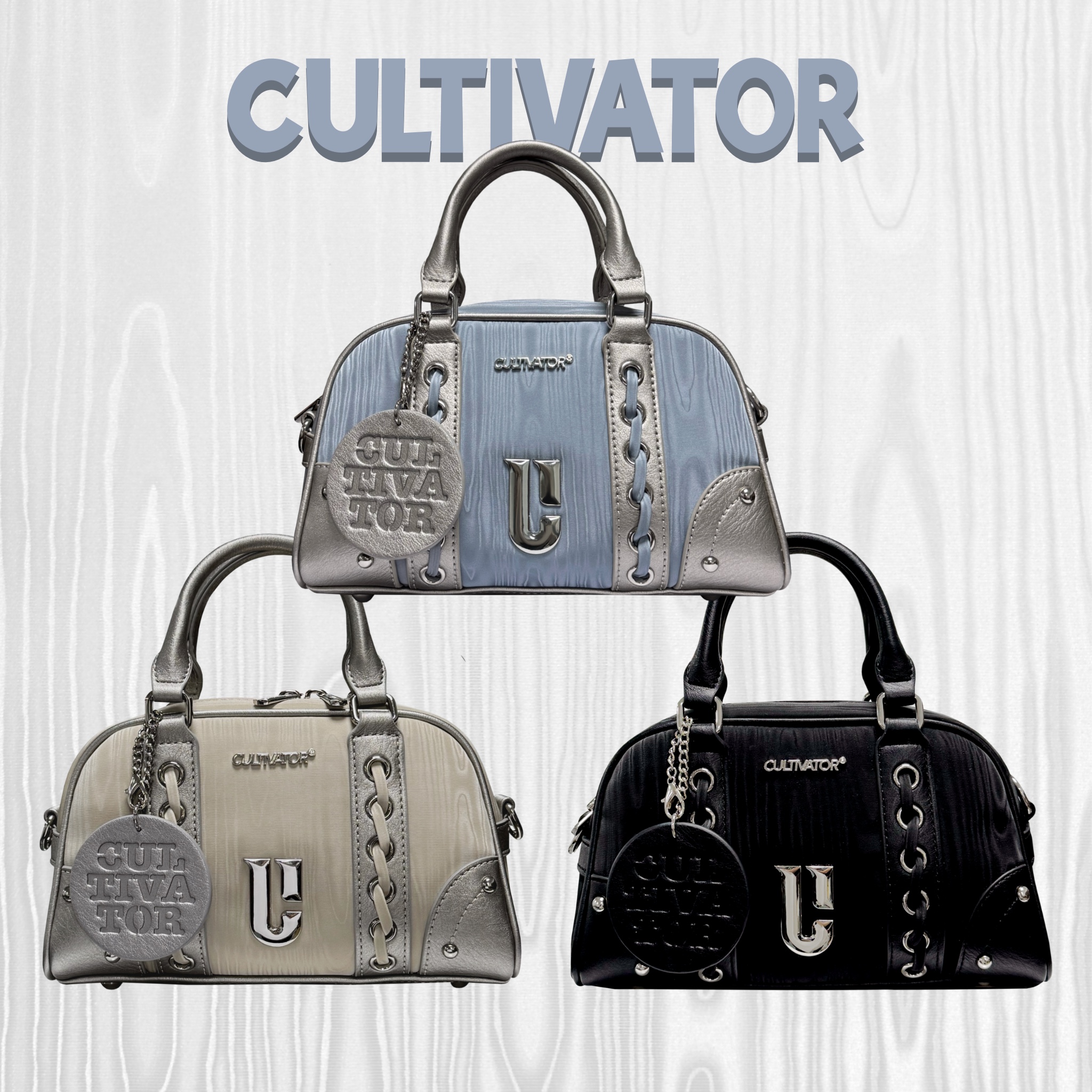 CULTIVATOR原创小众轻奢气质撞色手提包休闲通勤百搭波士顿包包女