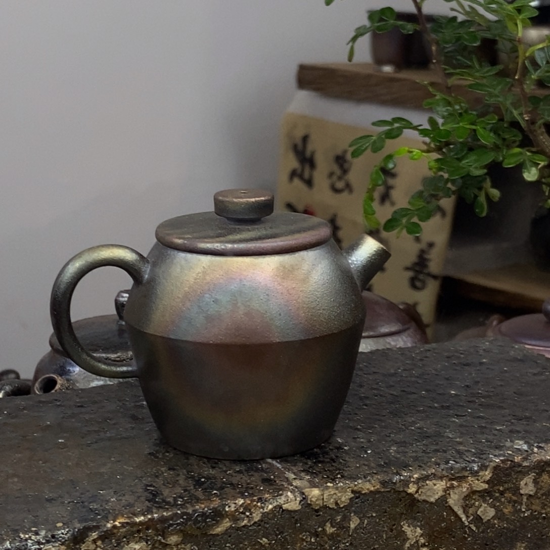 建水紫陶柴烧茶具