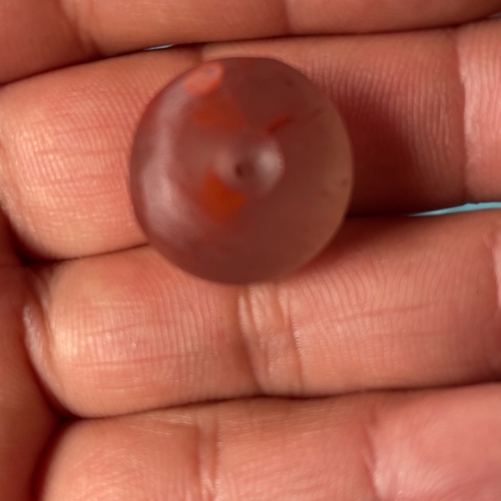 南红玛瑙平安扣未镶嵌