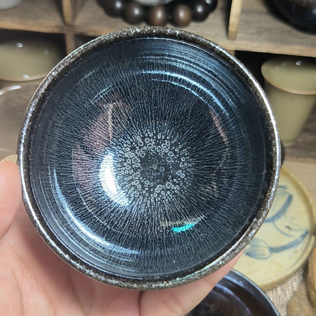 茶盏建窑建盏电烧作品