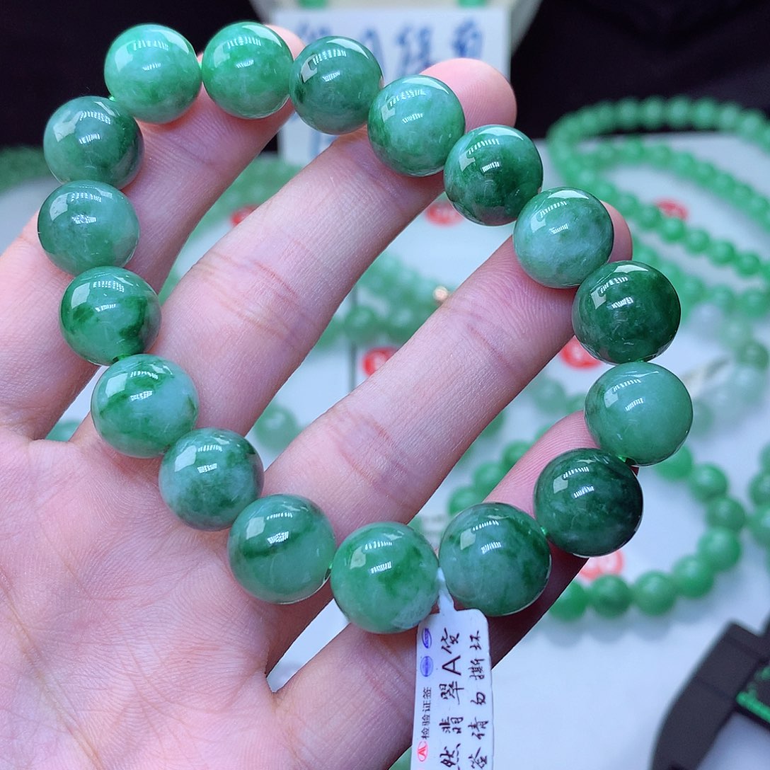 翡翠毛衣链未镶嵌*️****