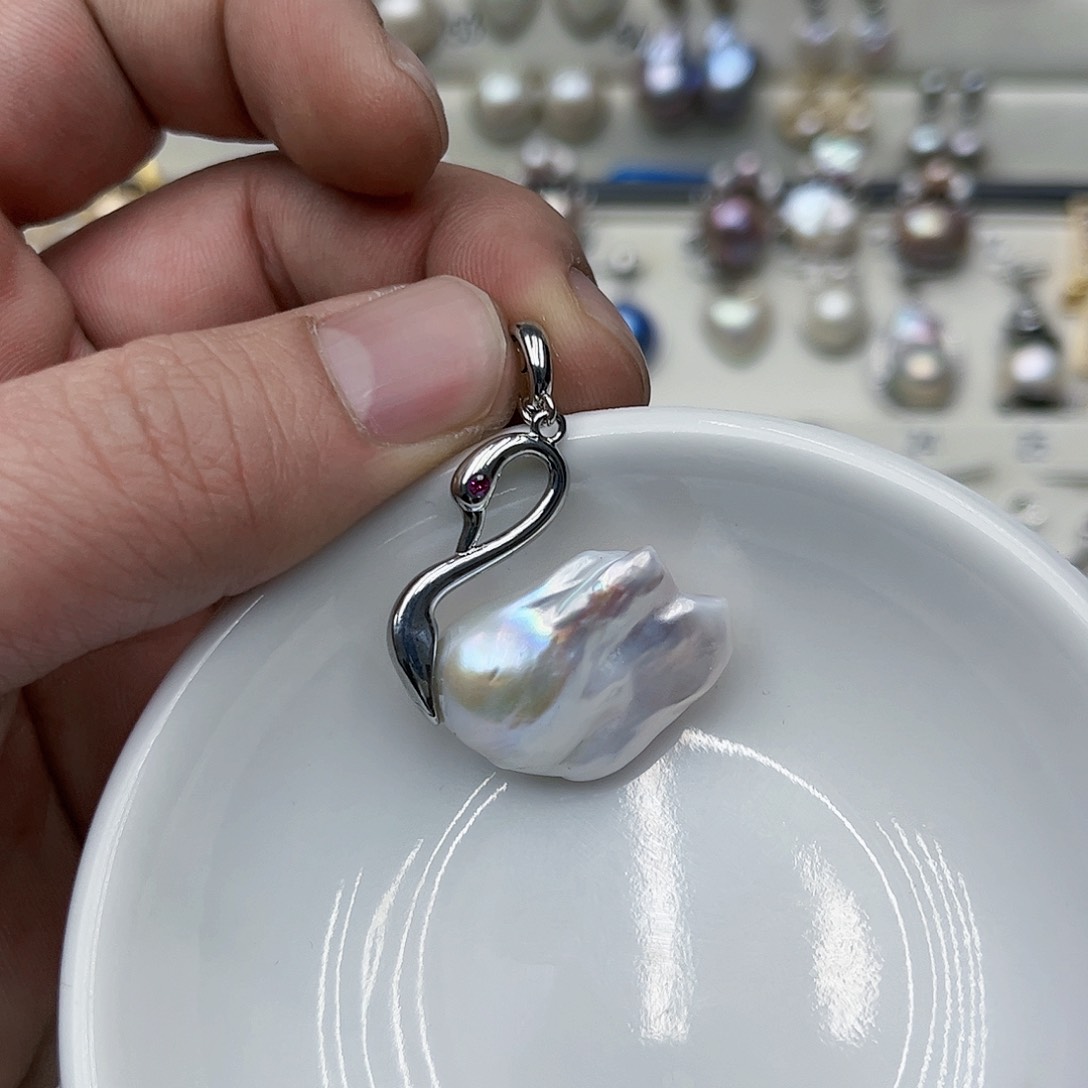 淡水珍珠吊坠(不含链)未镶嵌05