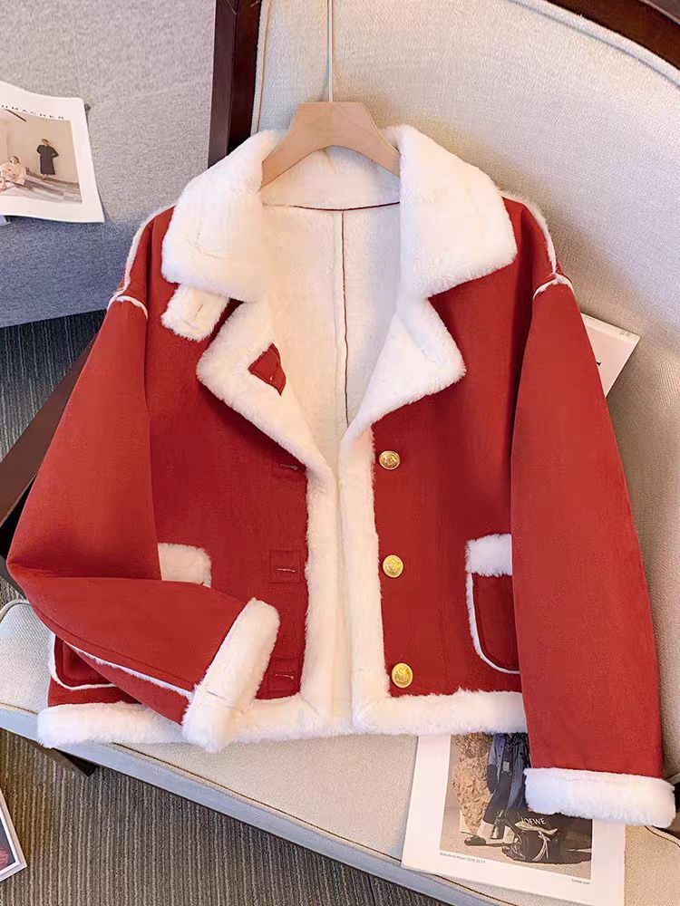 【2051-2060编码】 女网红小个子棉服秋冬女士黑色保暖拼接棉衣上衣