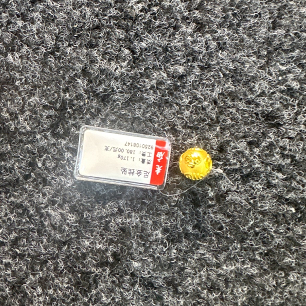 老庙足金时尚大气经典百搭金珠转运珠