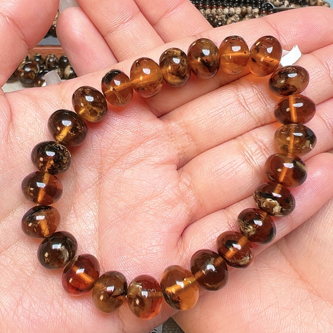 琥珀未镶嵌裸石抚顺琥珀十10023